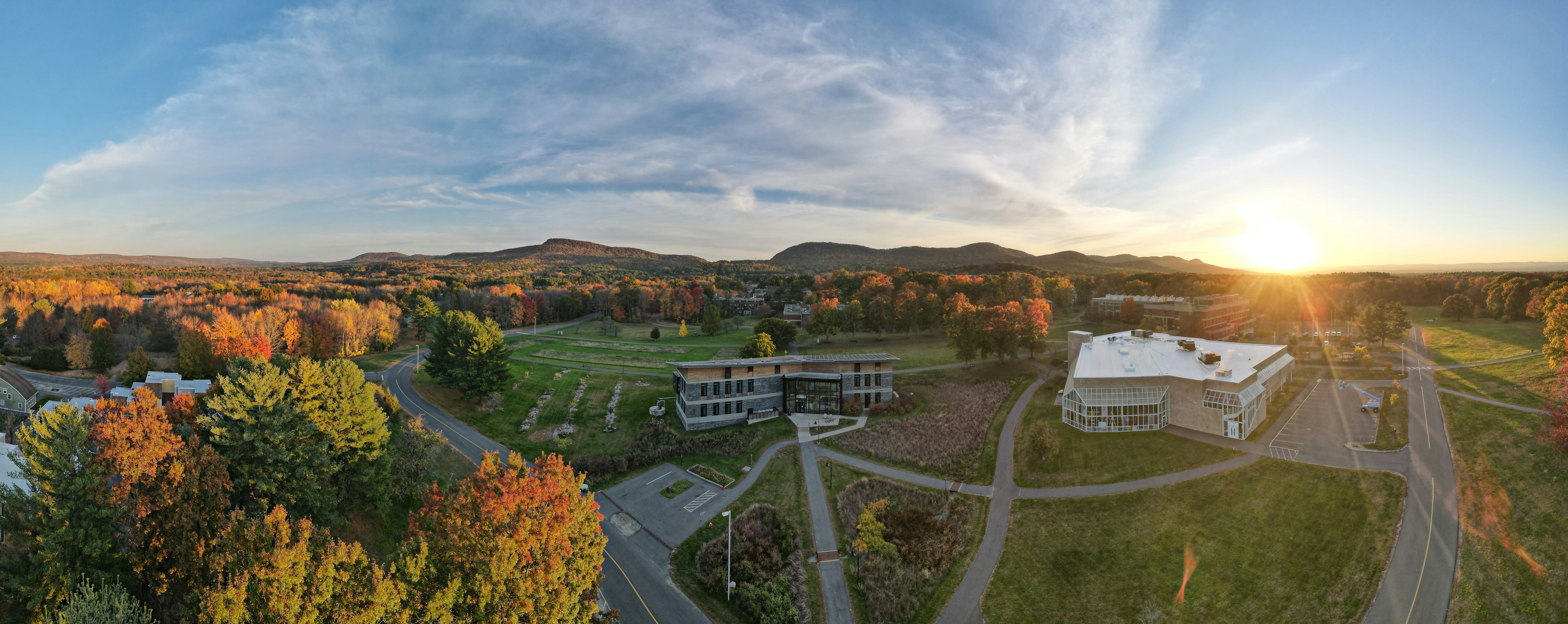 Drone Picture of Hampshire College